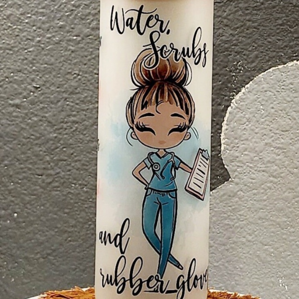 Glass Water Bottle for health care professionals